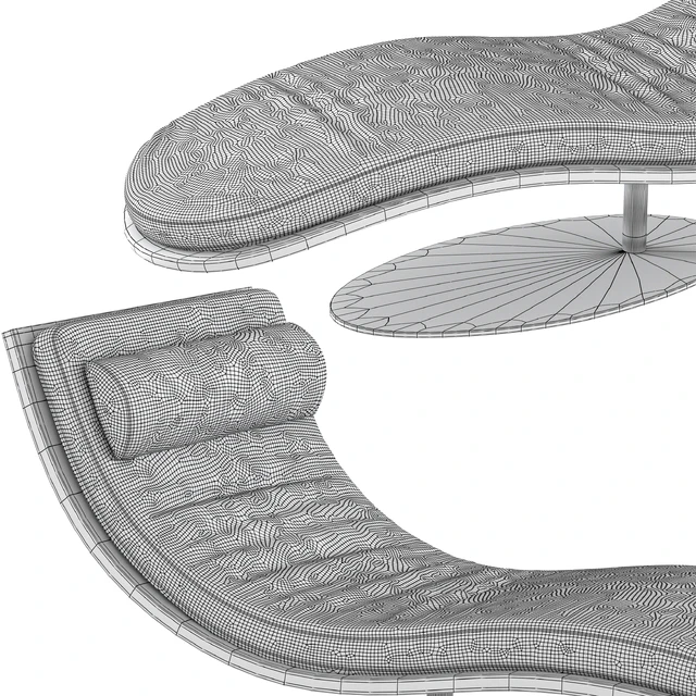 Chaise longue Oliver B. Balzo — Descargar