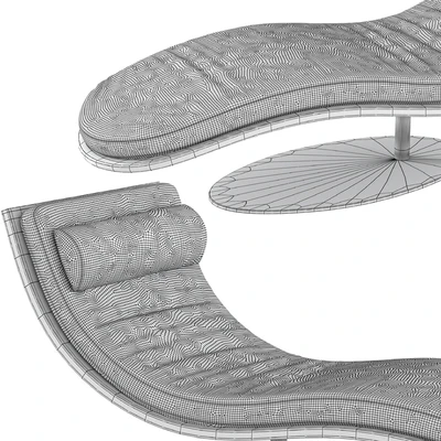 Chaise longue Oliver B. Balzo — Ver 3