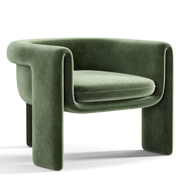 Floria velvet chair — Скачать