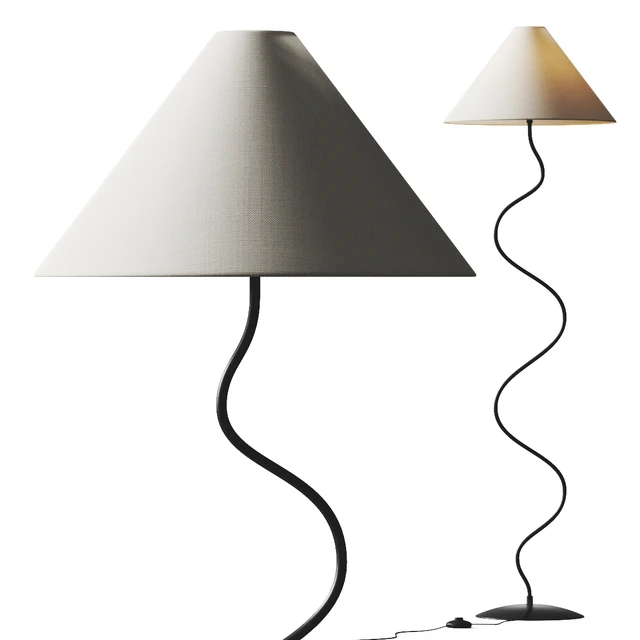 West Elm Zigzag Floor Lamp — Descargar