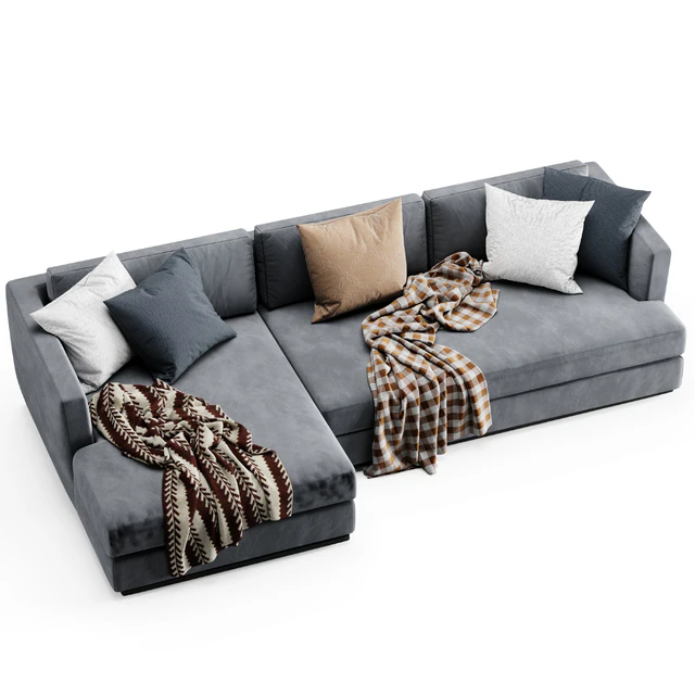 Flexform Barret Chaise Longue Sofa — Descargar