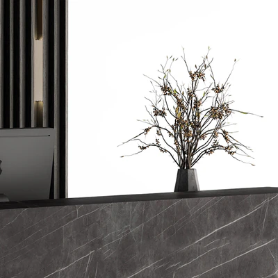 Reception Desk and Wall Decor - Set 04 — View 5