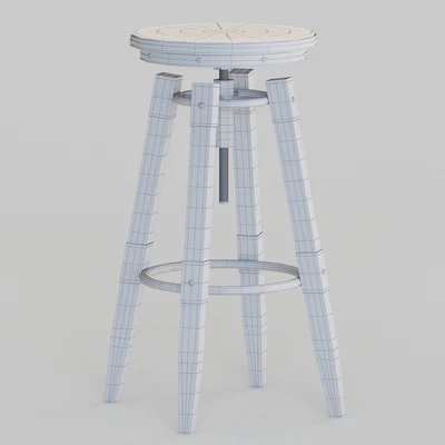BY-lYJ Bar Stool Industrial Vintage Metal Cast Chic Tractor Seat Kitchen Metal Bar Stools — Вид 3