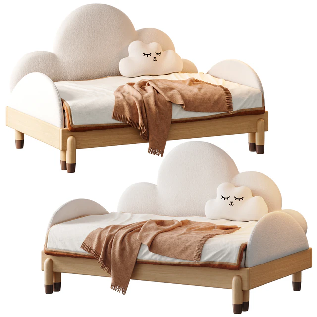 Contemporary White Daybed by Litfad — Download