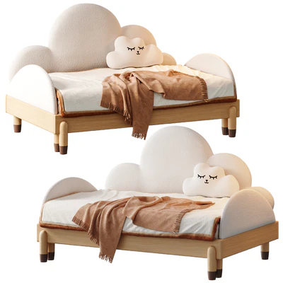 Contemporary White Daybed by Litfad — View 5