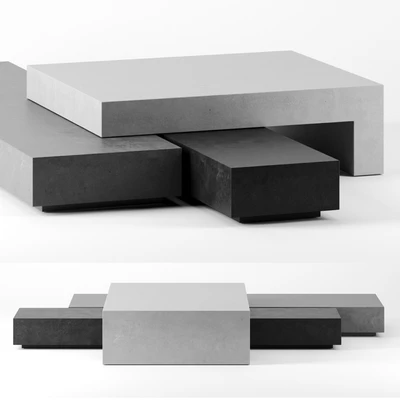 Jenga Coffee Tables Set 2 by Baxter — Descargar