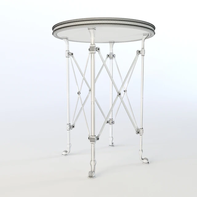 Table "Montaigne GM Orsay Plt. Cuir" Metal — Descargar