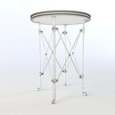 Table "Montaigne GM Orsay Plt. Cuir" Metal — Ver 3