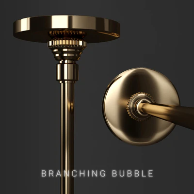 Branching bubble 9 lamps 3 — Ver 3