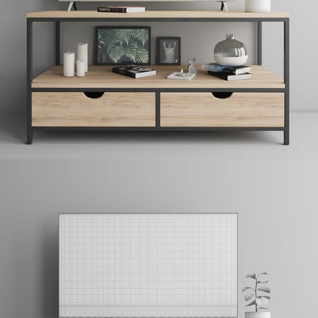 TV sideboard Simple Line — Скачать