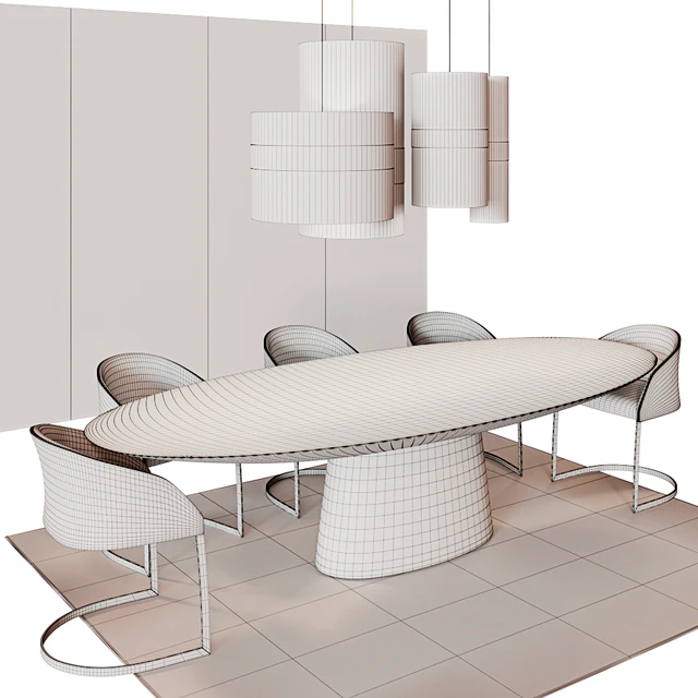 Emmemobili Ufo table 3,0 m х 1,3 m the black — Descargar