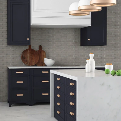 Customized navy kitchen — Вид 2