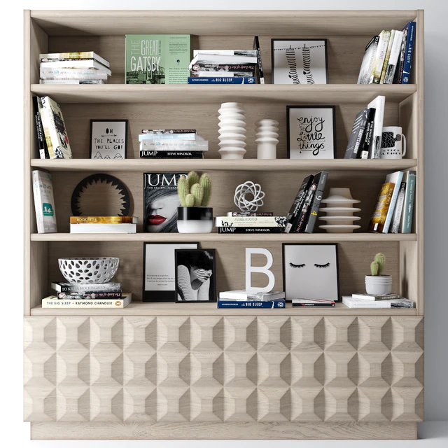 Bookshelf + decoration — Descargar