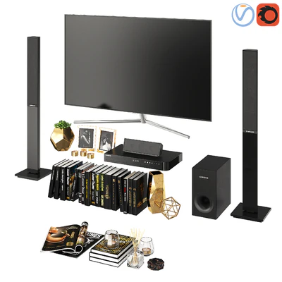 Living Room Black Gold — Вид 1