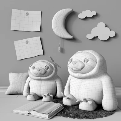 Toys and accessories for a children's room set 1 — Ver 3