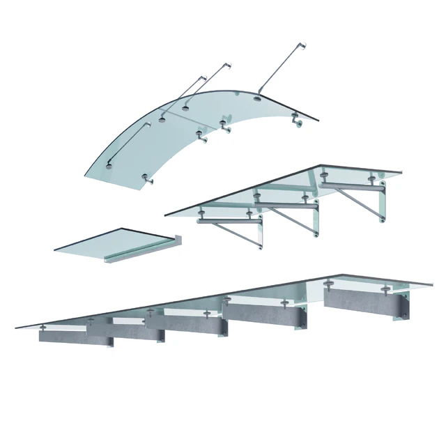 Set of glass visors Glasvordach — Descargar