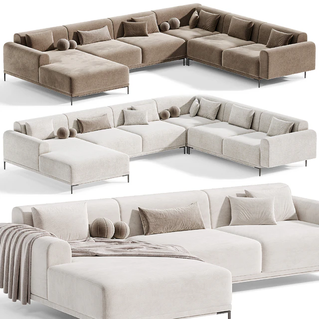 Marlet Corner Sofa Set By divanev — Скачать