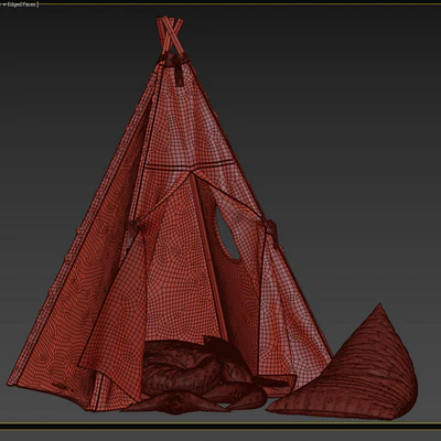 Kids Teepee Tent Set Mint — Вид 3