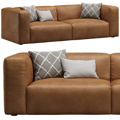 Leather 2seat Cloud Sofa by Prostoria — Вид 2