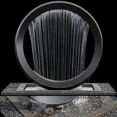 Waterfall fountains cascade 13 — Вид 4