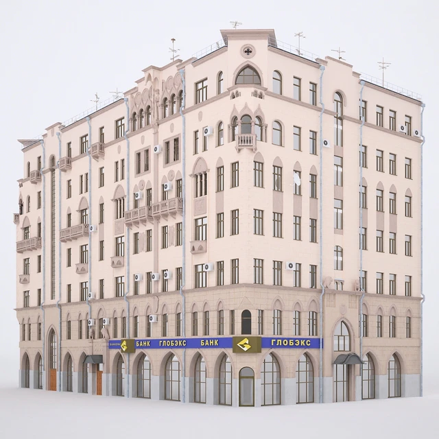 The building of Moscow Street. Gardening Samotёchnaya-street, 2/12 — Descargar