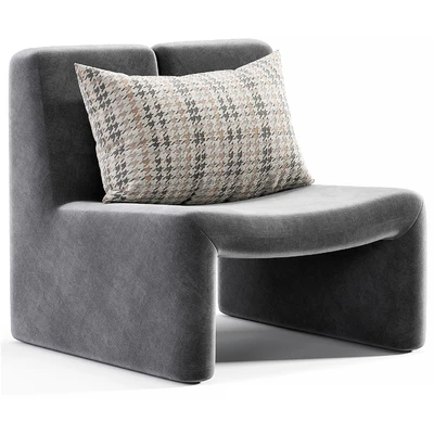 Dario Green Boucle Accent Chair By CB2 — Вид 4
