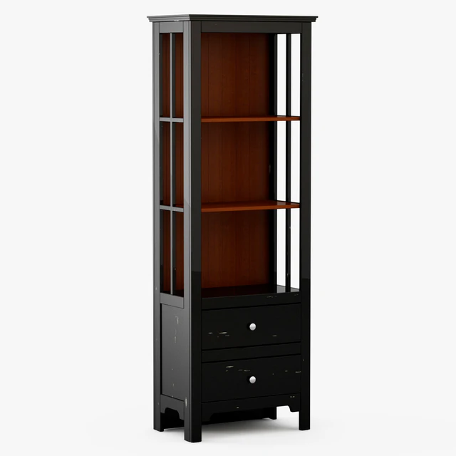 Keefe Bookcase - Black — Скачать