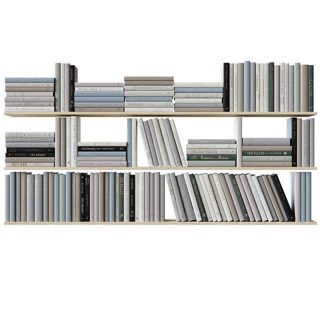 Set of books colored pastel colors — Descargar