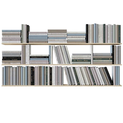 Set of books colored pastel colors — Ver 4