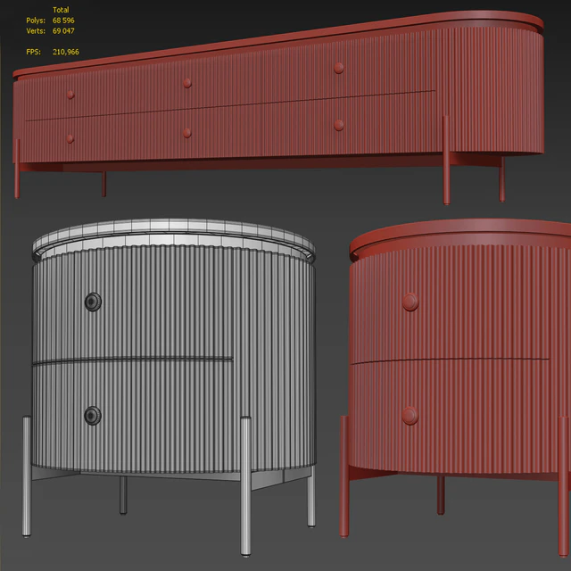 Chest and nightstand Art Deco. Sideboard, nightstand Art Deco by Chainaexpres — Descargar