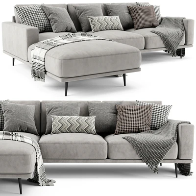 BoConcept Carlton Chaise Longue Sofa — Вид 1