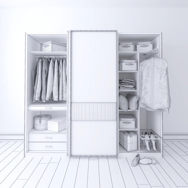 Wardrobe Sevilla with internal content — Descargar
