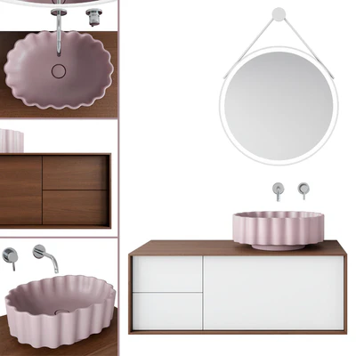 Conchiglia washbasin and cabinet Atollo Kerama Marazzi — Ver 1