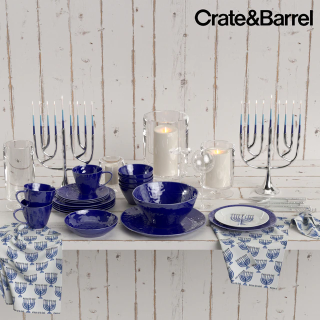 Crate&Barrel Hanukkah set — Скачать