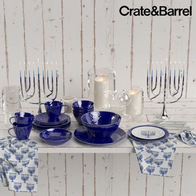 Crate&Barrel Hanukkah set — Вид 1