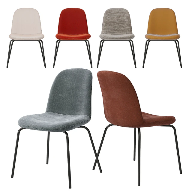Tibby AM.PM chair set in various textures — Descargar