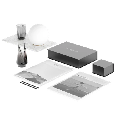 Decorative table set with lamp — Вид 5