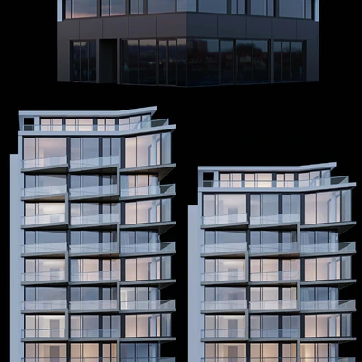 Modern residential building 2 — Ver 3