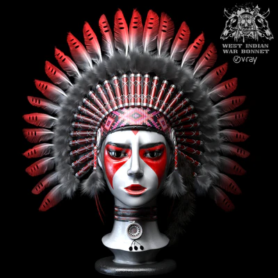 West Indian war bonnet — Вид 1