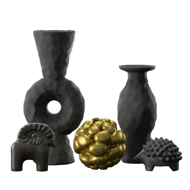 Volcanic Vases and Decorative Objects set — Descargar