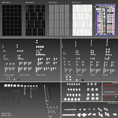 Decorative Ceiling set 01 — Ver 5