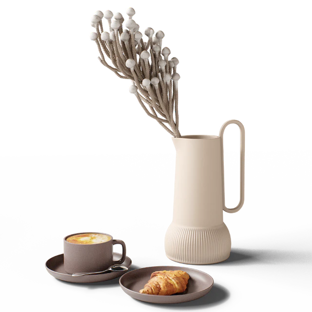 Decorative set 77 Coffee and newspaper — Descargar