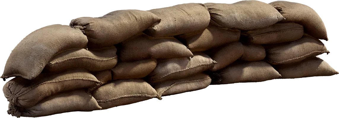 sandbag barrier 002 — Descargar