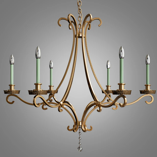 Visual Comfort Oslo 6-Light Chandelier — Descargar