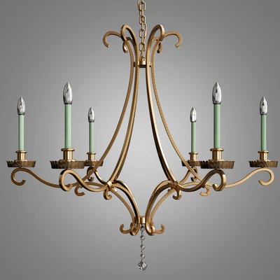 Visual Comfort Oslo 6-Light Chandelier — Descargar