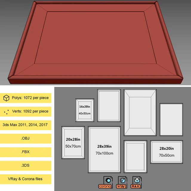 Interior Picture Frames Set-28 — Скачать