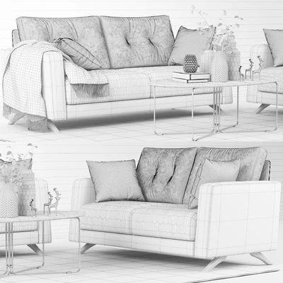 Fama Bari sofa set — View 2