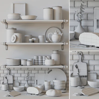 Decorative set for the kitchen 2 — Ver 3