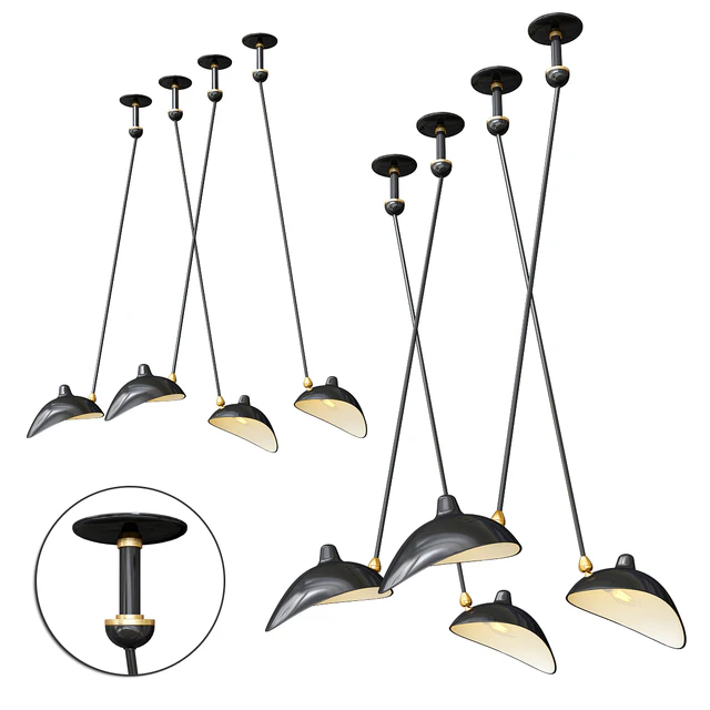 Serge Mouille Pendants — Скачать