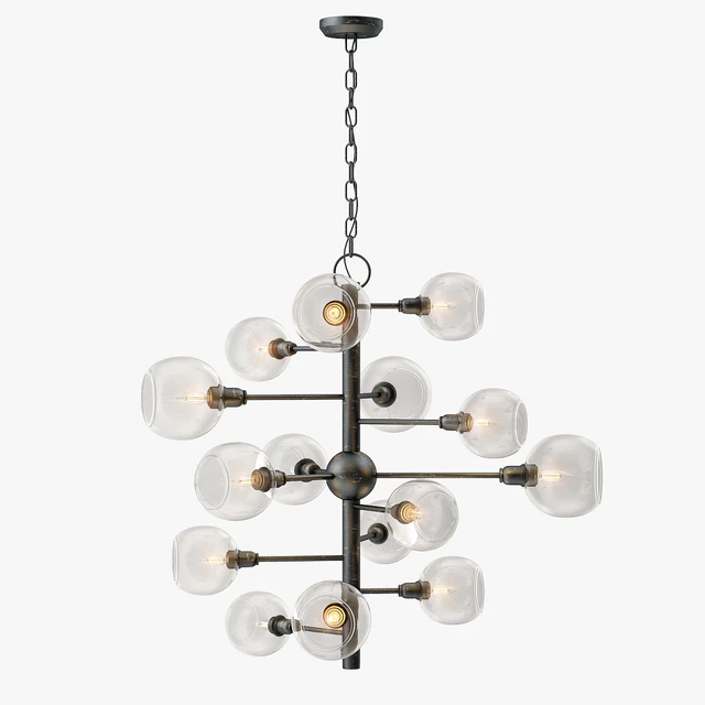 Currey and Company Panpoint Chandelier — Скачать